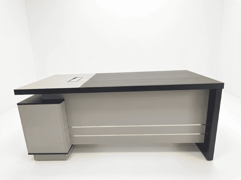 DCC executive table beige and grey laminate