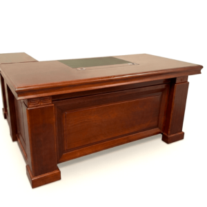 Mahogany executive table alternate view